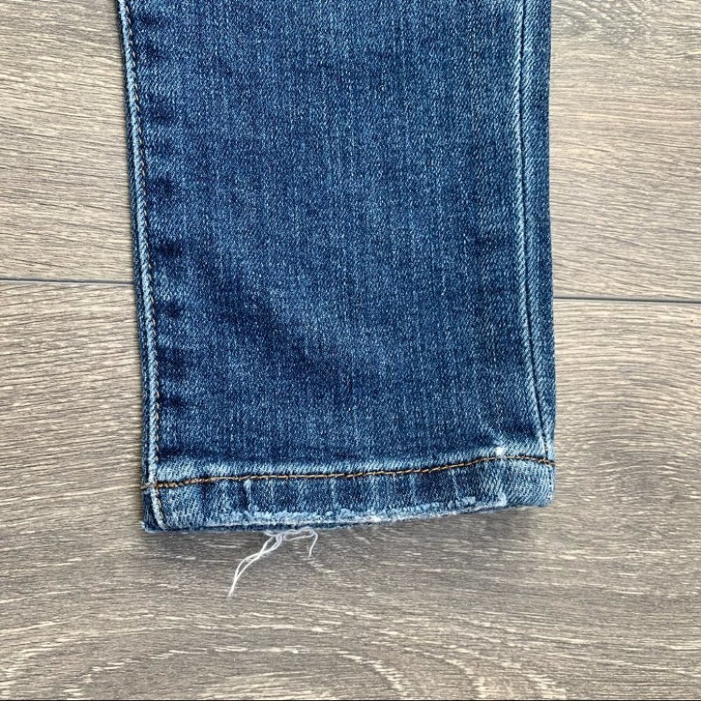 Joe's Jeans Skinny Jeans Icon Seneka Distressed Denim medium wash midrise 25 - Picture 10 of 16
